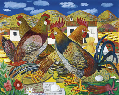 EL GALLINERO (HENS AND COCKERELS)