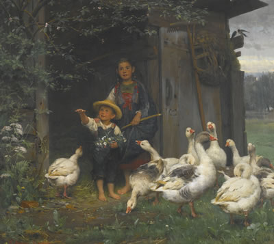 Sample artwork by Wilhelm Schutze (1840 - 1898), known for flower, landscape, and portrait painting - View similar artists and auction records