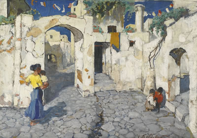 ITALIAN STREET SCENE