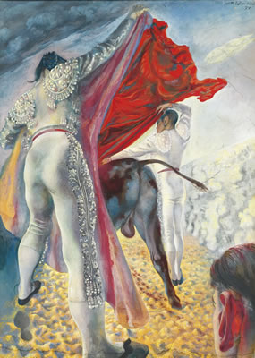 BULLFIGHT by Pavel (Tchelitchev) Tchelitchew - Auction record, sale price, and art valuation. Compare with similar artists and explore comparable artworks.