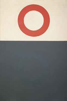 RED WITH GREEN AFTER IMAGE by Michael Kidner - Auction record, sale price, and art valuation. Compare with similar artists and explore comparable artworks.