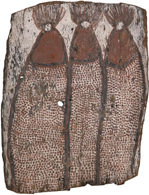 Sample artwork by Micky Bungkuni (1900 - 1978), known for aboriginal art - View similar artists and auction records
