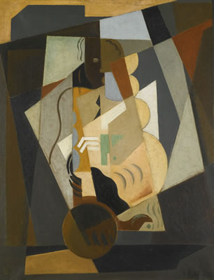 NATURE MORTE - FEMME À LA MANDOLINE