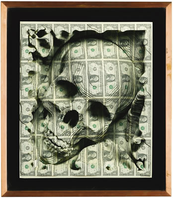 CLOTH SKULL CUBE
