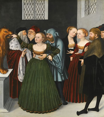 Sample artwork by Lucas the Elder Cranach (1472 - 1553), known for portrait, figure, religious painting - View similar artists and auction records