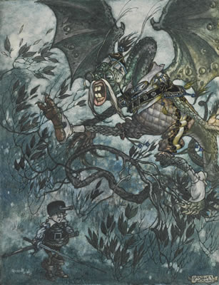 Sample artwork by Charles Folkard (1878 - 1963), known for painting - View similar artists and auction records
