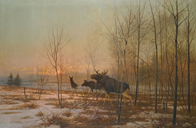 ELK IN A FOREST by Efim Tikhmenov - Auction record, sale price, and art valuation. Compare with similar artists and explore comparable artworks.