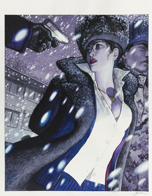 Sample artwork by Dominique Bertail (Born 1972), known for comics art - View similar artists and auction records