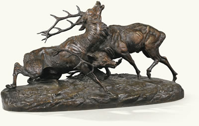 Sample artwork by Clovis Edmond Masson (1838 - 1913), known for animal sculpture - View similar artists and auction records