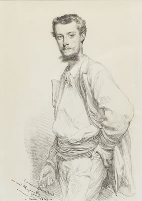 PORTRAIT OF EDOUARD-THÉOPHILE BLANCHARD by Alexandre-Georges Henri Regnault - Auction record, sale price, and art valuation. Compare with similar artists and explore comparable artworks.