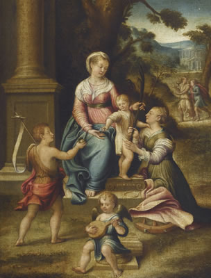 THE MYSTIC MARRIAGE OF SAINT CATHERINE
