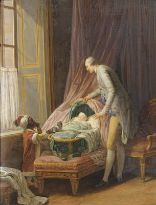 LOUIS-PHILIPPE, DUC DE VALOIS, AU BERCEAU by Michel Nicolas-Bernard Lepicie - Auction record, sale price, and art valuation. Compare with similar artists and explore comparable artworks.