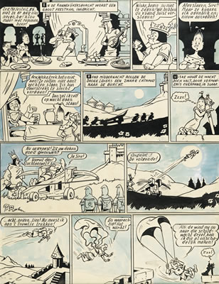 Bob et Bobette, le roi boit