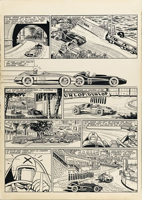 Sample artwork by Jean Graton (1923 - 2021), known for comics - View similar artists and auction records