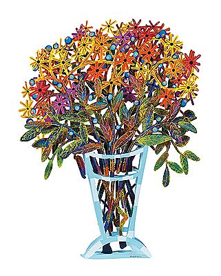 Tel-Aviv Bouquet by David (Dudu) Gerstein - Auction record, sale price, and art valuation. Compare with similar artists and explore comparable artworks.