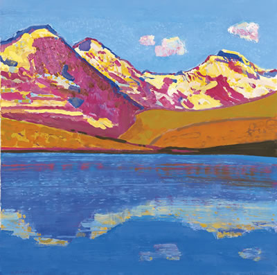 BURGSEELI MIT EIGER, MÖNCH UND JUNGFRAU, 2009