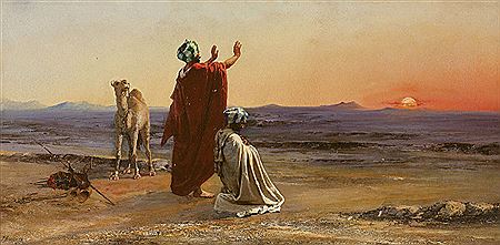 Biskra 'Priere Dans Le Desert'