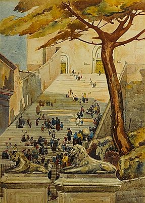 Sample artwork by Gladys Mary Owen (1889 - 1960), known for painting - View similar artists and auction records
