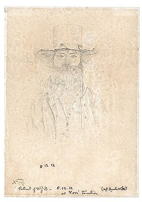 Self Portrait while on Trek at Kosi Fountain by William John Burchell - Auction record, sale price, and art valuation. Compare with similar artists and explore comparable artworks.