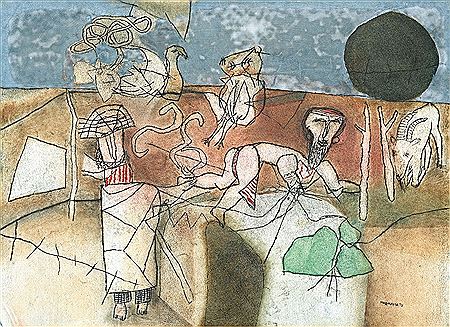 Composition with Goat