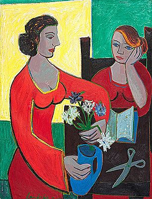 Women Arranging Flowers