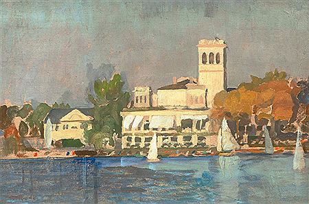 Sample artwork by Heinrich Rode (1905 - 1983), known for portrait and landscape painting - View similar artists and auction records