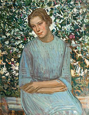 Girl in Garden
