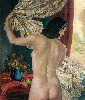 Sample artwork by Gisbert Palmie (1897 - 1986), known for figure painting - View similar artists and auction records