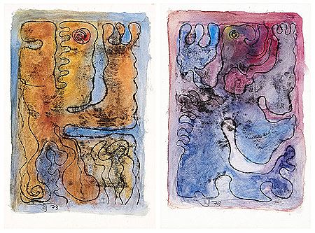 Figural Form I and II, two (2)
