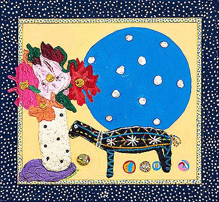 Still Life with Beaded Animal by Bronwen Findlay - Auction record, sale price, and art valuation. Compare with similar artists and explore comparable artworks.