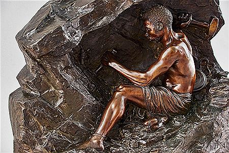 Miner with Hand Drill by Anton Van Wouw - Auction record, sale price, and art valuation. Compare with similar artists and explore comparable artworks.