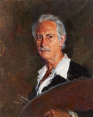 Portrait of Ignacio Gil Y Sala: Self Portrait