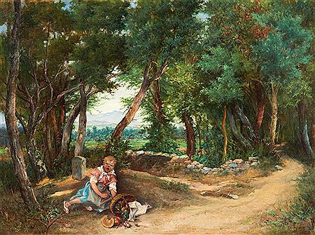 Landscape with child