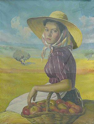Woman with Basket