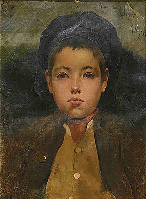 Boy by Ricardo Urgell Carreras - Auction record, sale price, and art valuation. Compare with similar artists and explore comparable artworks.