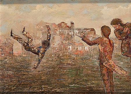 "Niños saltando a la comba". 1980