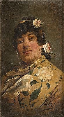 Joven con mantón