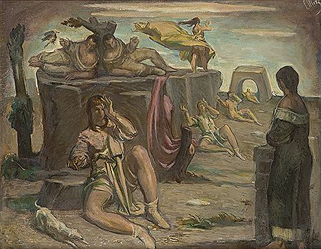 "Escena mitológica"
