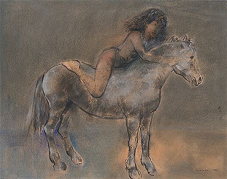 "Niña de circo (Serie circo)". 1965