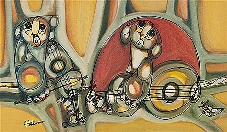MUSICIANS by Hargreaves Ntukwana - Auction record, sale price, and art valuation. Compare with similar artists and explore comparable artworks.