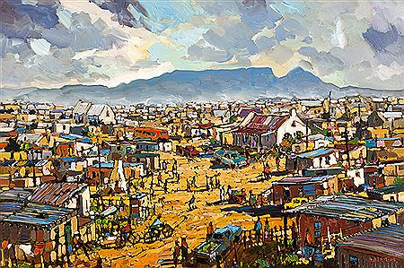A VIEW OF TABLE MOUNTAIN by Dale Elliott - Auction record, sale price, and art valuation. Compare with similar artists and explore comparable artworks.