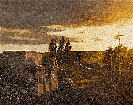 SUNRISE IN PRINCE ALBERT by Ben Coutouvidis - Auction record, sale price, and art valuation. Compare with similar artists and explore comparable artworks.
