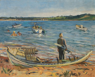 Lobsterville Beach by Lois Mailou Jones - Auction record, sale price, and art valuation. Compare with similar artists and explore comparable artworks.