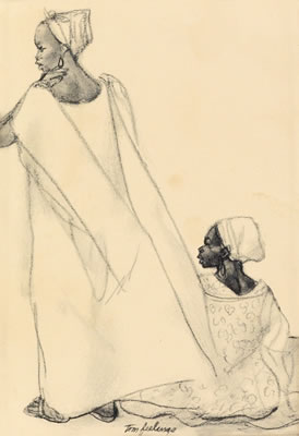 Untitled (Two African Women); Untitled (Portrait of a Boy)