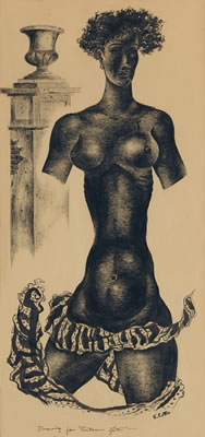 Drawing for "Lantern Gate" (Southern Gate)