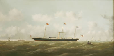 HMY 'Fairy,' Flying the Royal Standard with Her Majesty Queen Victoria on Board