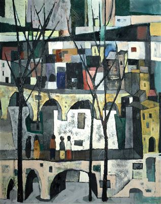 Sample artwork by Zvi Tolkovsky (Born 1934), known for painting - View similar artists and auction records