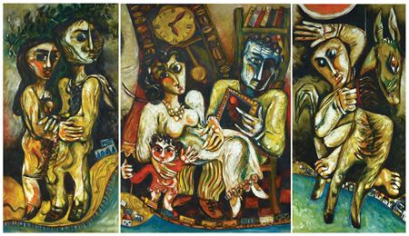 Triptych: Figures