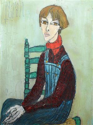 Portrait of a Young Woman, 1978 by Sofia Kisselov - Auction record, sale price, and art valuation. Compare with similar artists and explore comparable artworks.