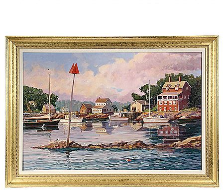 Sample artwork by Frederick Kubitz (20/21st century), known for plein-air luminous landsape painting, architectural design - View similar artists and auction records